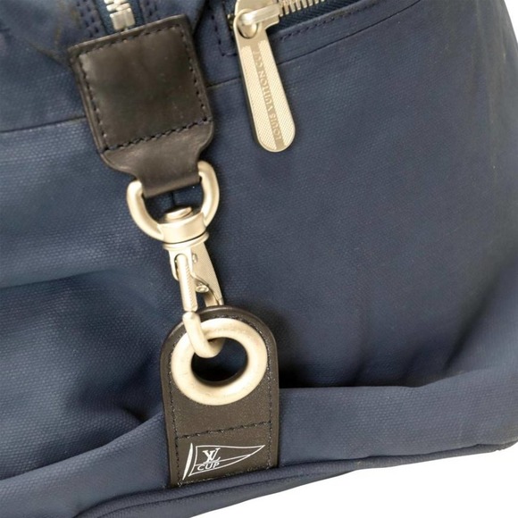 Louis Vuitton Blue and White Travel Bag - Picture 9 of 12
